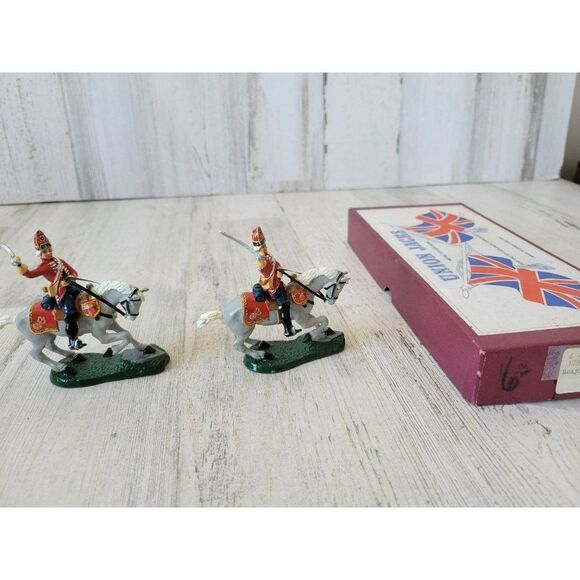 Union Jack Norse guard Royal scot horse grays England 1750 mounted personal set - Picture 1 of 7